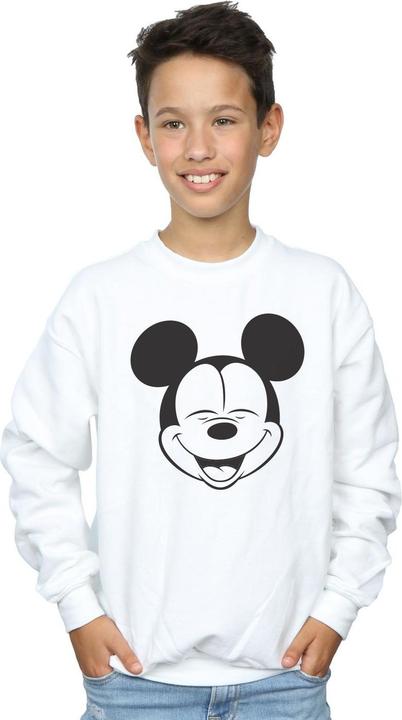 Actual product image Disney Boys Mickey Mouse Closed Eyes Sweatshirt (140, 146)
