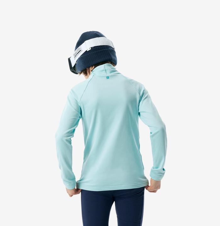Produktbild Wedze Skiunterwäsche Funktionsshirt Kinder hoher Kragen - BL 500 türkis (3, 4)
