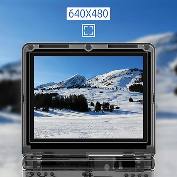 Actual product image Anbernic Konsola RG35XXSP czarny transparentny/translucent black