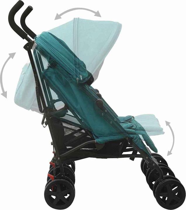 Actual product image VidaXL Geschwisterwagen