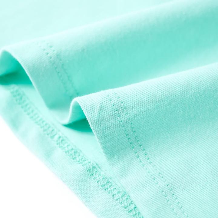 Produktbild VidaXL Kinder-T-Shirt Helles Minzgrün 92,Material: 95 % Baumwolle (92)