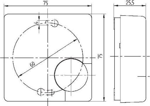 Image du produit Eberle Controls Hygrostat HYG-E 6001/IS échelle intérieure 119170290102