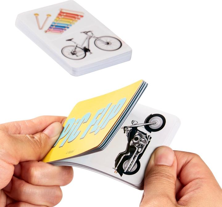 Image du produit Mattel Games Pic Flip - Jeu de Cartes Famille - A partir de 7 ans (Anglais)