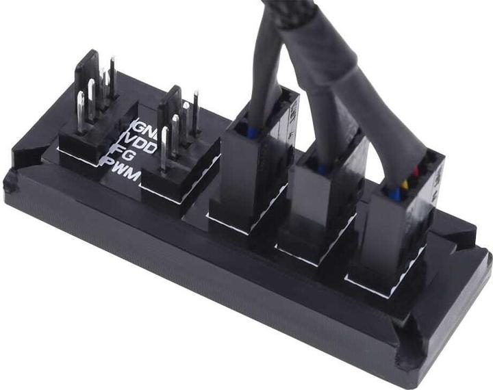 Produktbild Phobya 4Pin PWM auf 4x 4Pin Splitter (4 Lüfter)