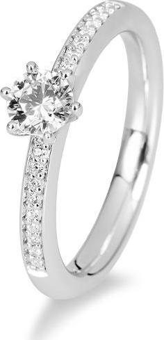 Image du produit Breuning Bague de fiançailles Pavé (58, Or 750/18 K)