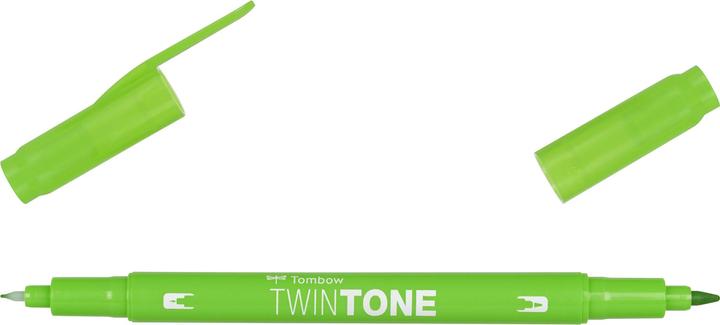 Immagine prodotto Tombow Penne in fibra Twintone (06, Giallo Verde, 1 x)