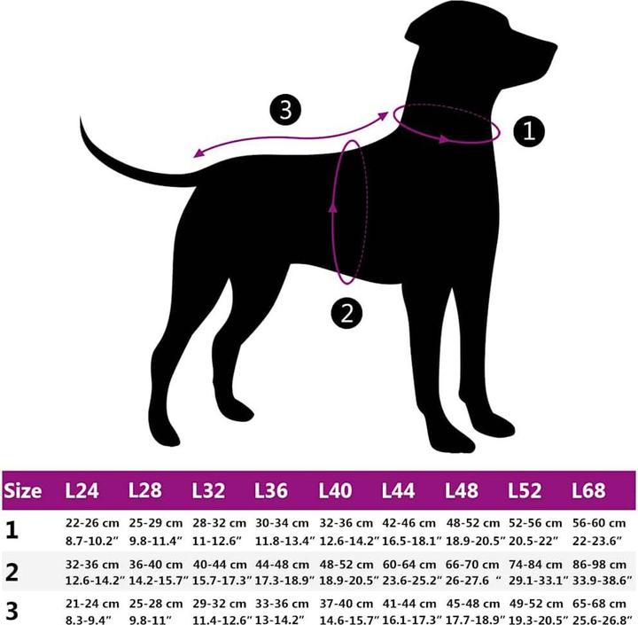 Produktbild VidaXL Hundemantel mit Geschirr Wasserdicht Reflektierend (40, Hundemantel)