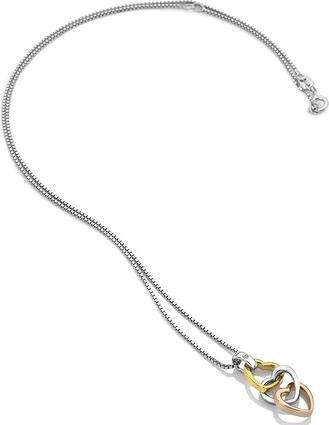 Produktbild Hot Diamonds Enamored tricolor necklace Trio Triple Heart DP836 (chain. pendant)