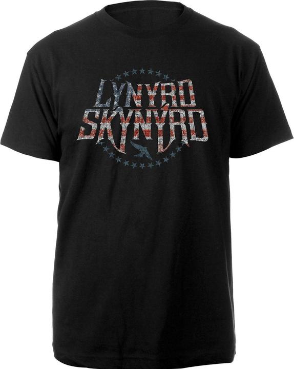 Actual product image Lynyrd Skynyrd Unisex Adult Stars & Stripes Cotton T-Shirt (XXL)