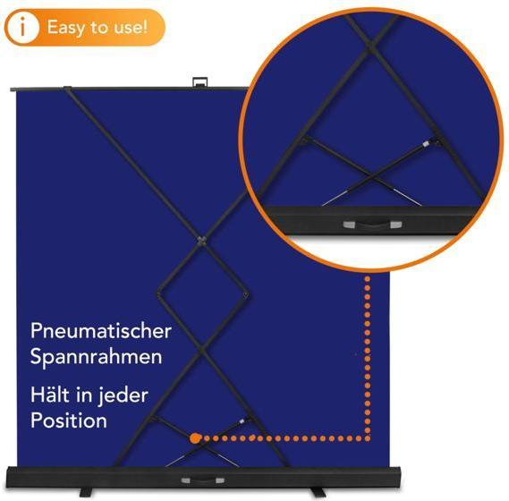 Produktbild Walimex pro Roll-up Panel Hintergrund blau 210x220 (220 cm, 220 cm)