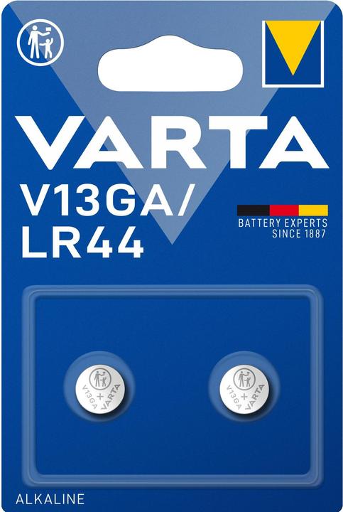 Produktbild Varta Electronics V13GA (2 Stk., LR44, 155 mAh)