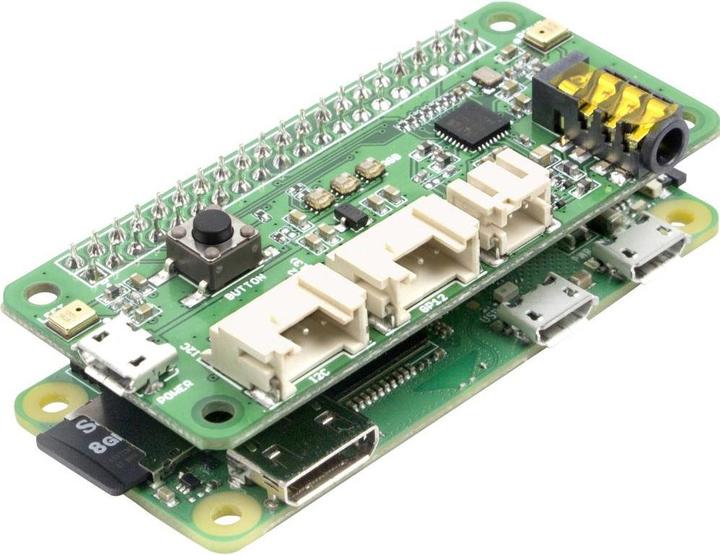 Actual product image Seeed Studio ReSpeaker 2-Mics HAT for Raspberry Pi 107100001