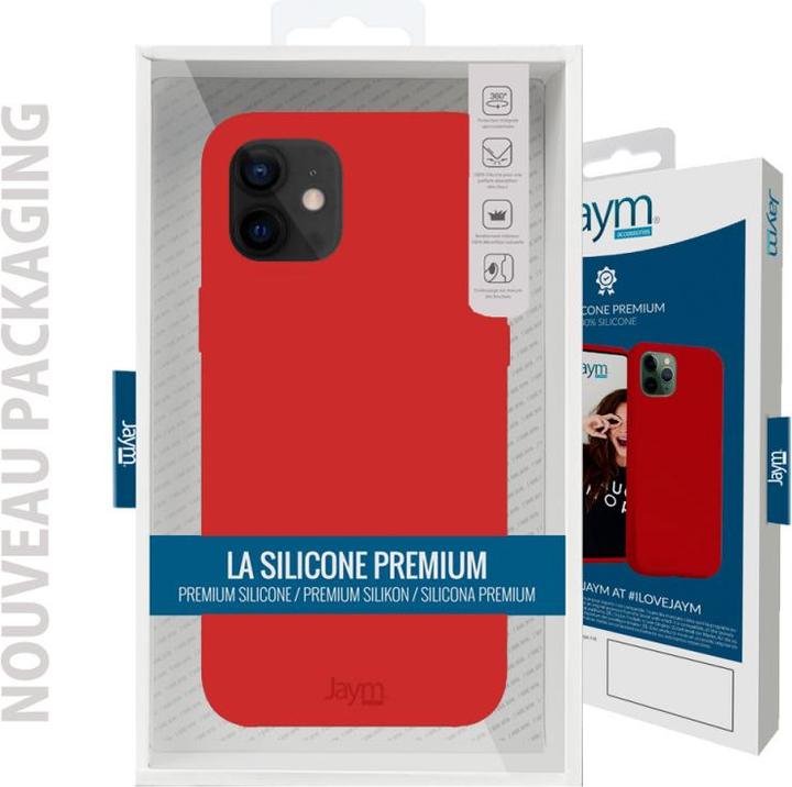 Produktbild Jaym Premium Silikonhülle, Rot Series (Apple iPhone 14 Plus)