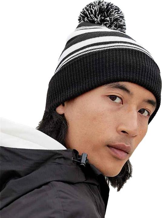 Actual product image Beechfield Unisex Adult Fan Striped Beanie