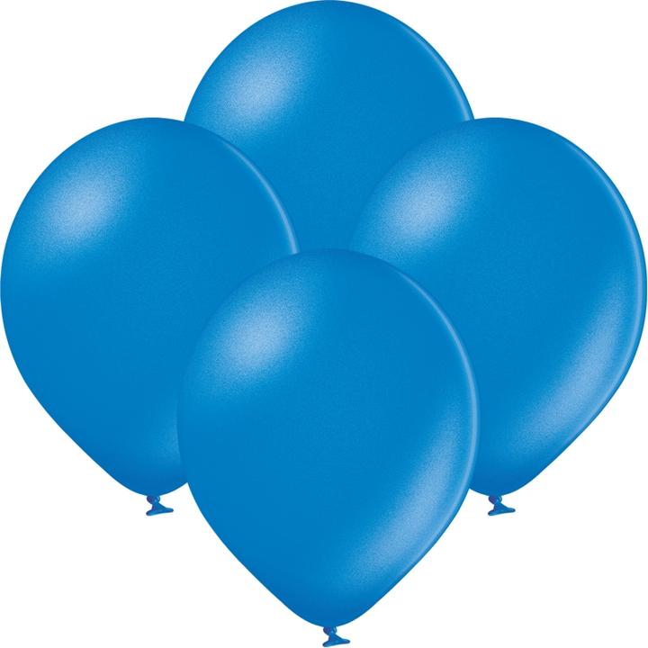 Produktbild bonacker ballonversand Ballons Metallic blau - Premium-Qualität aus Naturkautschuk