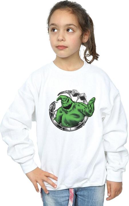 Actual product image Disney Girls Nightmare Before Christmas Roll The Dice Sweatshirt (140, 146)