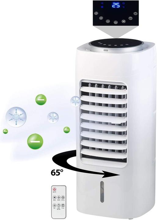 Actual product image Sichler 3in1 air cooler, humidifier & ionizer, touch buttons, timer, 65W (20 m²)