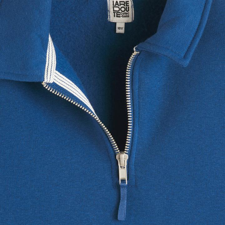Immagine prodotto La Redoute Collections Sweatshirt mit Polokragen und Reissverschluss (120 B)
