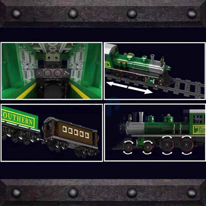 Actual product image Mould King Steam locomotive 4-4-0