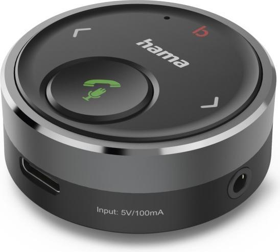Produktbild Hama Bluetooth®-Receiver für Kfz, 3,5-mm-Stecker, Sprachsteuerung, Freisprechen (Empfänger)