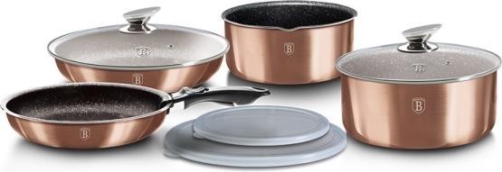 Immagine prodotto BerlingerHaus Komplet Garnków 9-ele Click Cook Metallic Line Oro Rosa Bh-6147 (Padella per friggere)