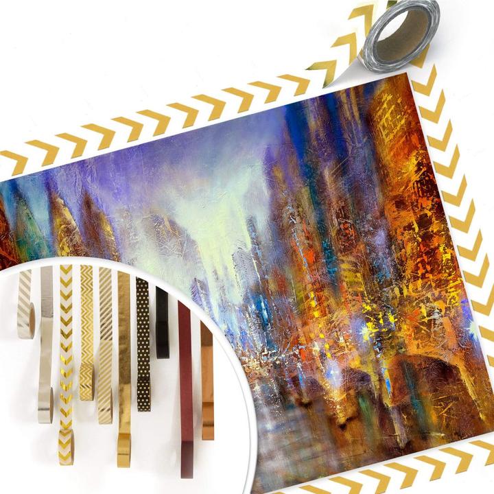 Produktbild Trenddeko Schmucker - Lichterstadt (40 x 30 cm)