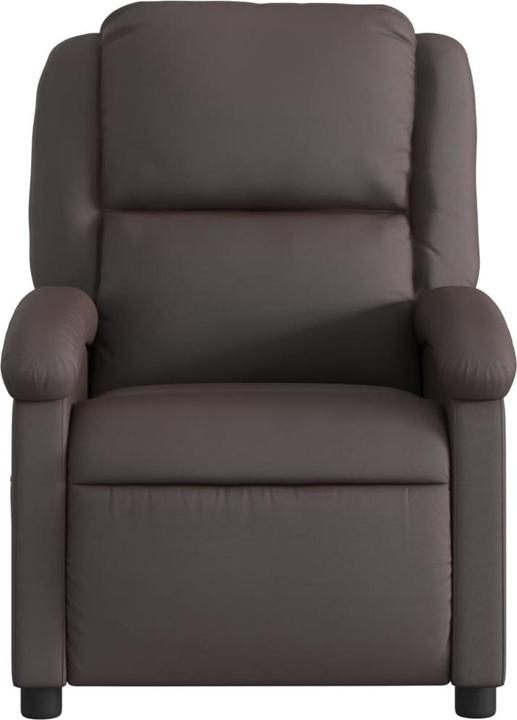 Produktbild VidaXL Massagesessel Dunkelbraun Echtleder,Farbe