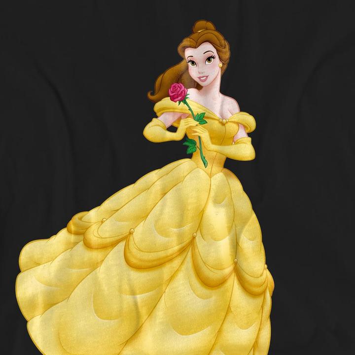 Actual product image Beauty And The Beast Unisex Adult Belle Rose T-Shirt (S)