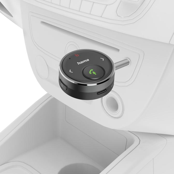 Produktbild Hama Bluetooth®-Receiver für Kfz, 3,5-mm-Stecker, Sprachsteuerung, Freisprechen (Empfänger)