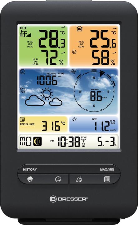 Actual product image Bresser Wetter Center 5-in-1 WLAN Profi-Sensor V