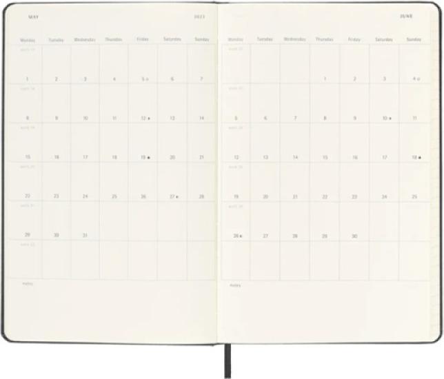 Immagine prodotto Moleskine Calendario settimanale (A5, Inglese)