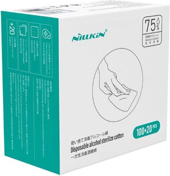 Actual product image Nillkin Disposable sterilization wipes 120 pieces