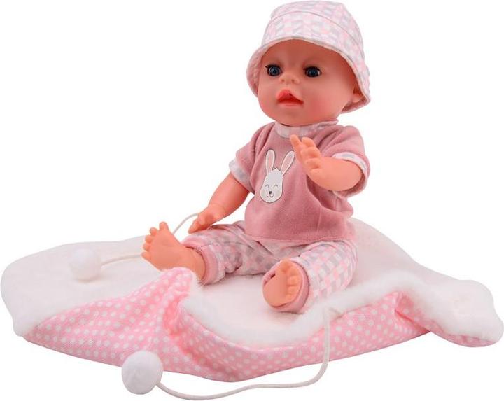 Baby Rose Poupée bébé Deluxe, 35 cm