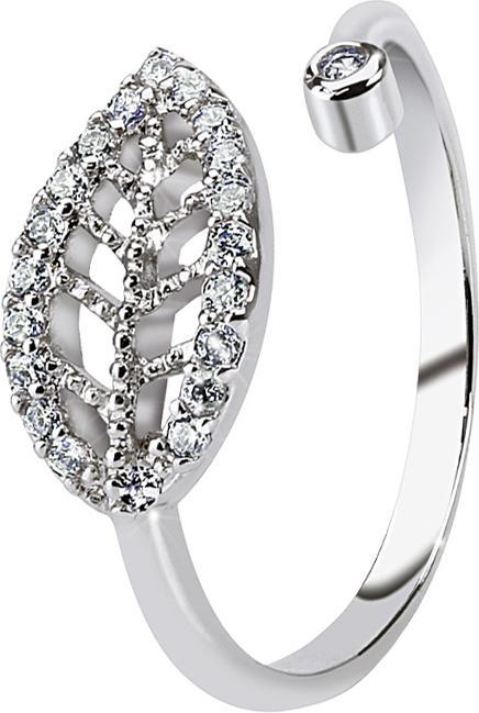 Image du produit Star Piercing Bague argent avec feuille (54)