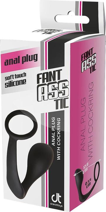 Image du produit Dreamtoys Dream Toys Fantasstic Anal Plug Black 12 cm
