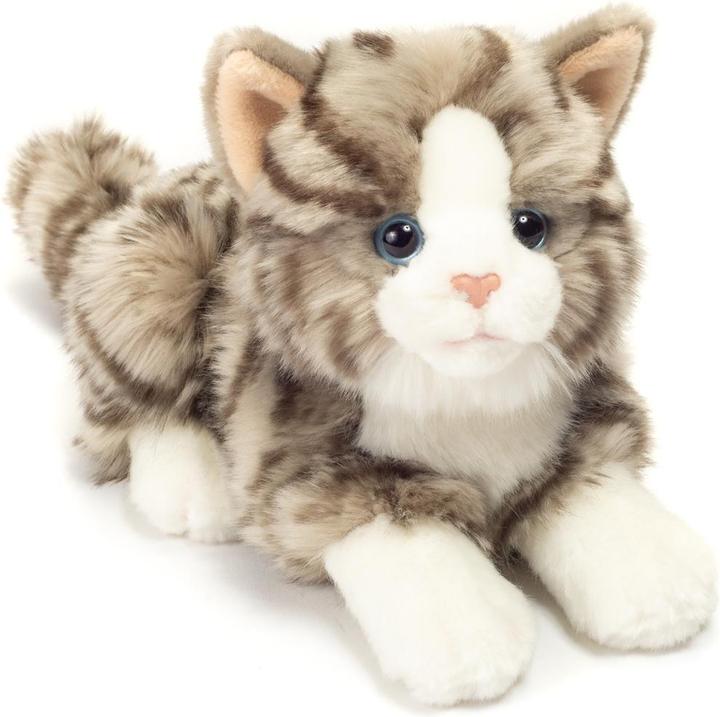 Immagine prodotto Teddy Hermann Gatto sdraiato peluche (20 cm)