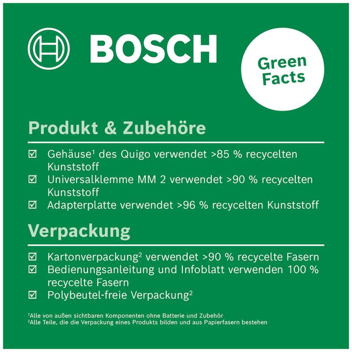 Produktbild Bosch Home & Garden Quigo III UNI + MM2