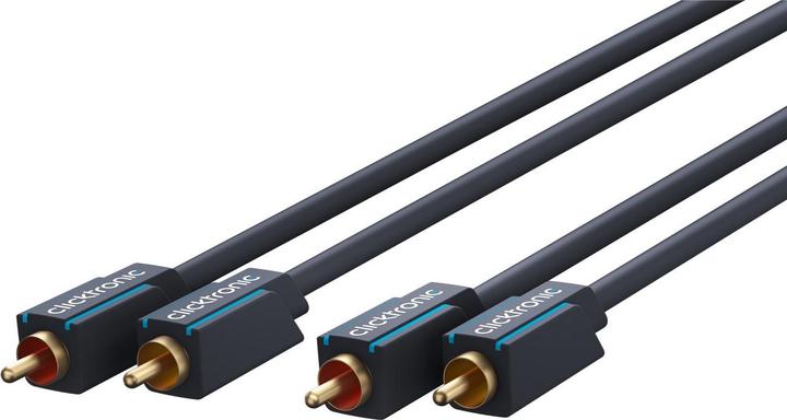 Actual product image clicktronic Stereo audio cable (5 m, Cinch)