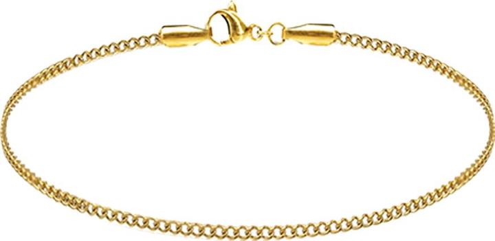 Star Piercing Armkette vergoldet Basic (17 cm, Chirurgenstahl 316L, ohne Messing)