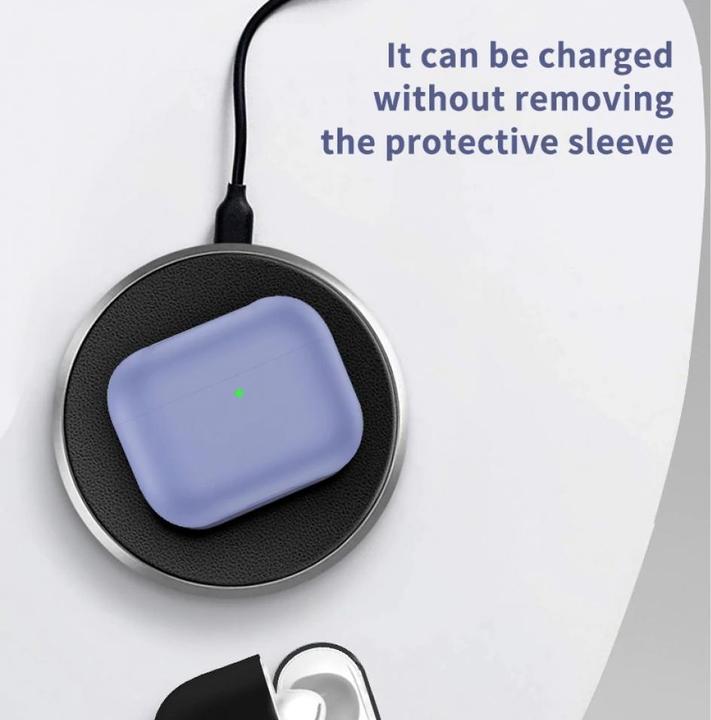 Actual product image Screenguard Apple Airpods Pro Liquid Silicone Case Cover