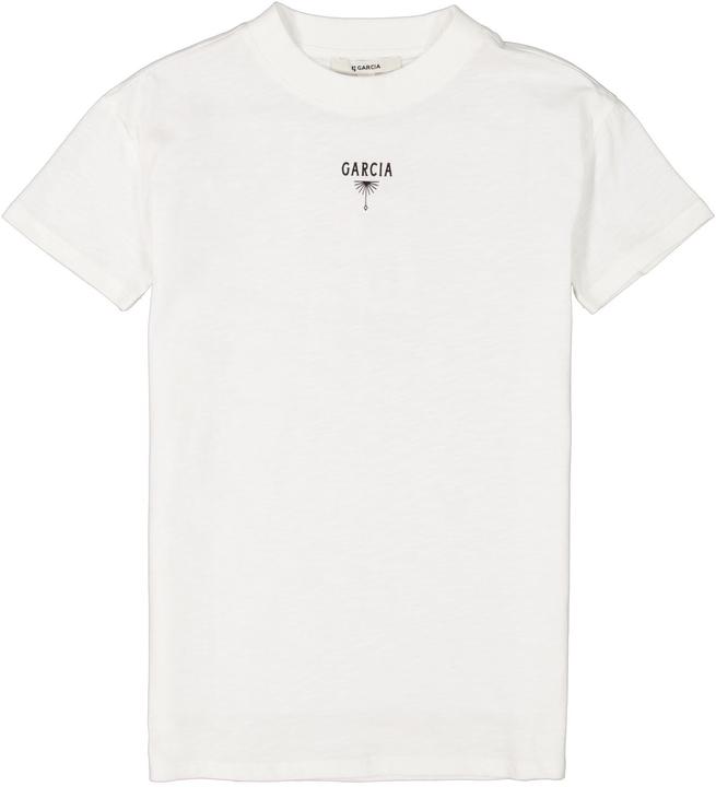 Actual product image Garcia White T Shirt with print on the back (128)