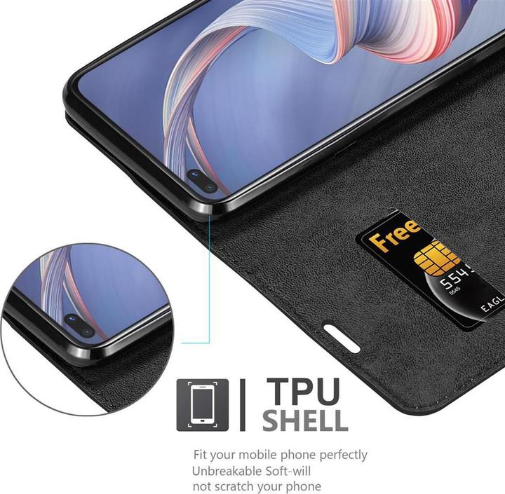 Actual product image Cadorabo Book Invisible Magnet Cover (Oppo A92s)
