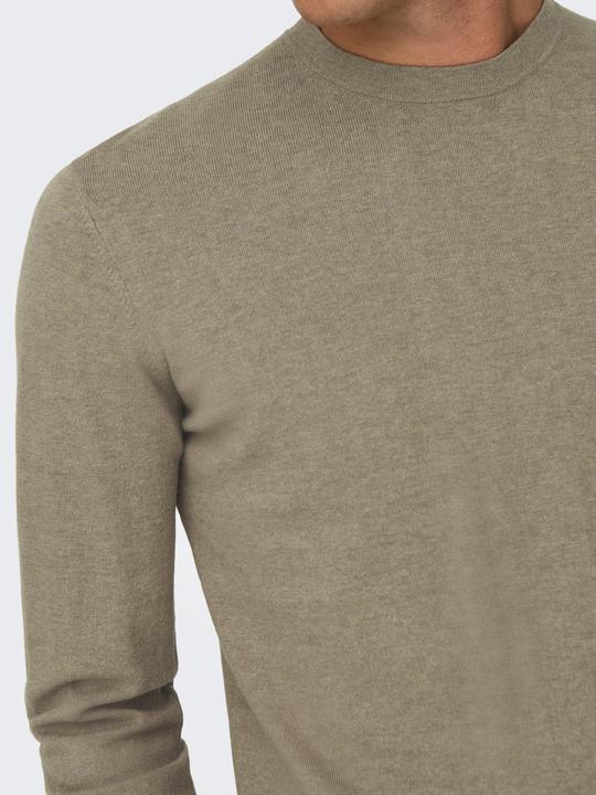 Immagine prodotto Only & Sons Maglia pullover con scollo rotondo dalla vestibilità regolare (L)