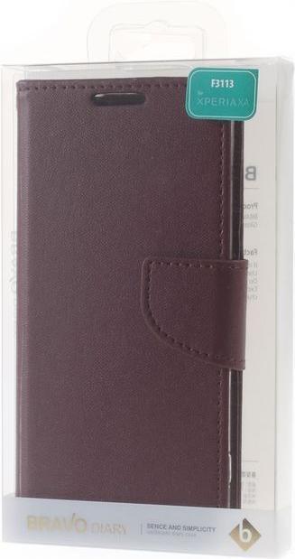 Actual product image Goospery Bravo Diary Series (Sony Xperia XA)