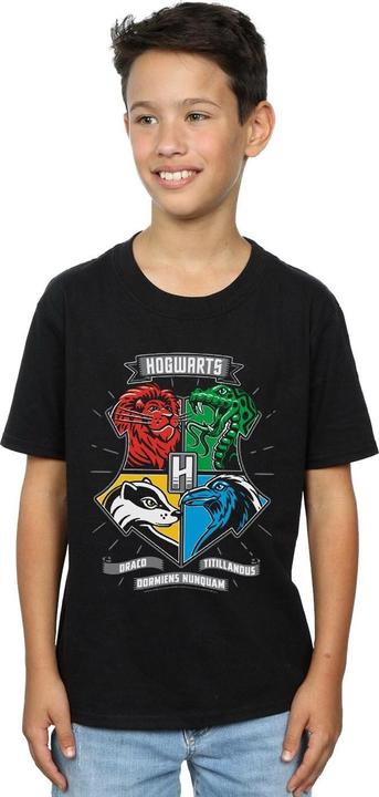 Actual product image Boys Hogwarts Toon Crest T-Shirt (140, 146)