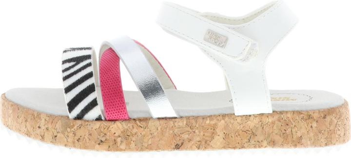 Produktbild Miss Sixty Kinder Mädchen Sandalen Riemchen silber/weiss/pink/zebra (34)