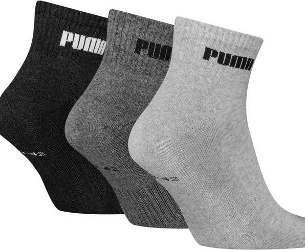 Produktbild Puma Cushioned Quarter Socken (3er Pack, 43 - 46)
