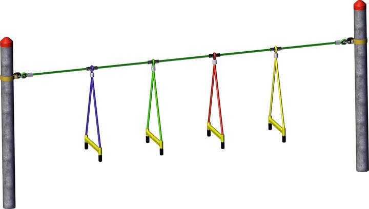 Actual product image Huck Seiltechnik Huck Rope Course Haiger, individual elements (40 cm)