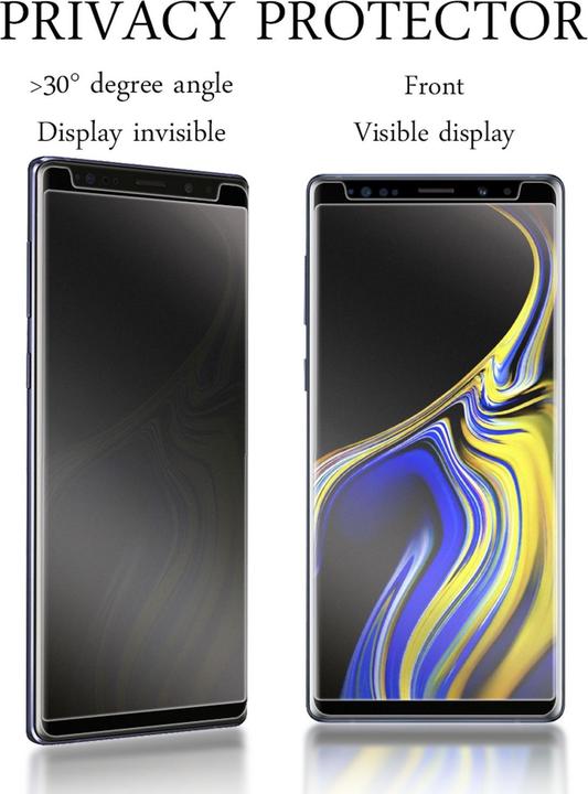 Actual product image Nalia Vision protection glass (1 Piece, Samsung Galaxy Note 9)