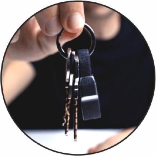 Actual product image Swissten Magnetic Keychain Cable USB-A / USB-C 9,7 Cm (0.10 m)